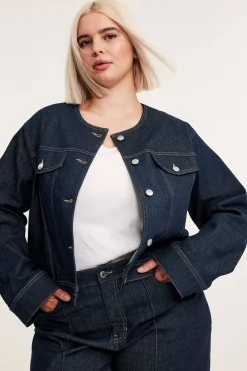 Kort jeansjakke