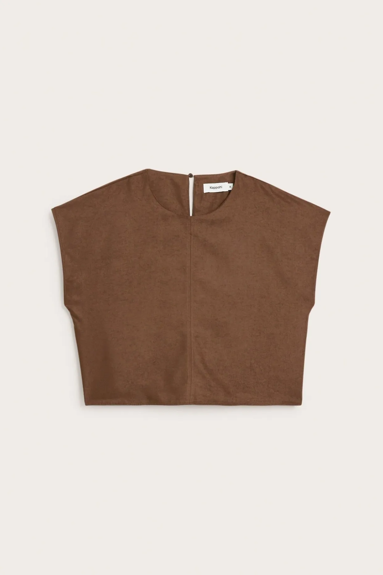 Kort topp | Brun | Dame | Kappahl