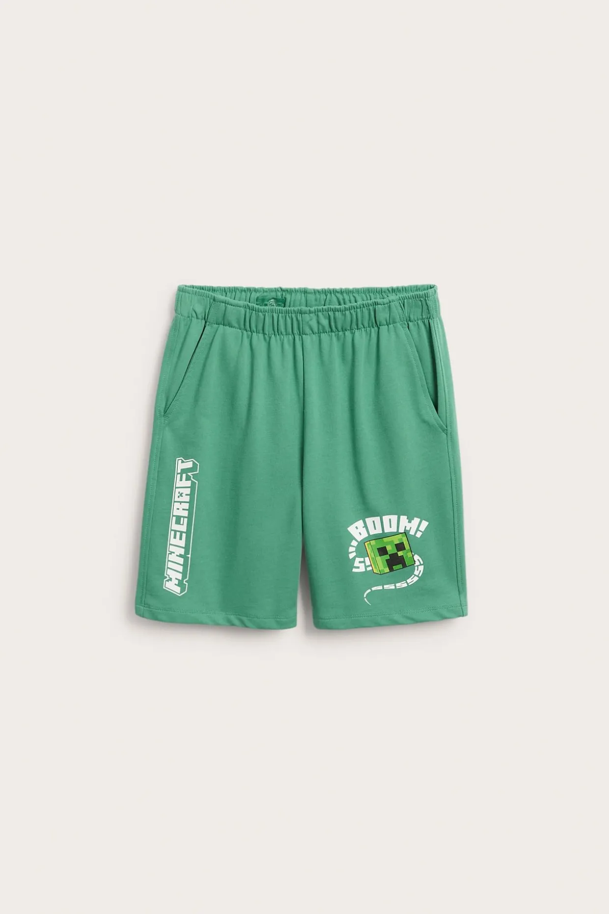 Koseshorts med Minecraft-mønster