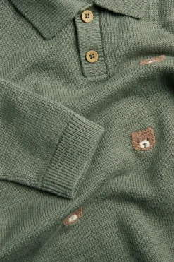 Langermet topp med krage
