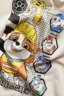 Langermet T-skjorte med Rubble fra Paw Patrol