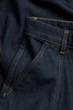 Langt jeansskjørt