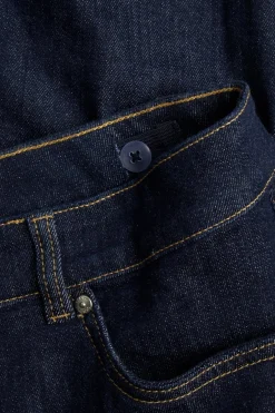 Langt jeansskjørt