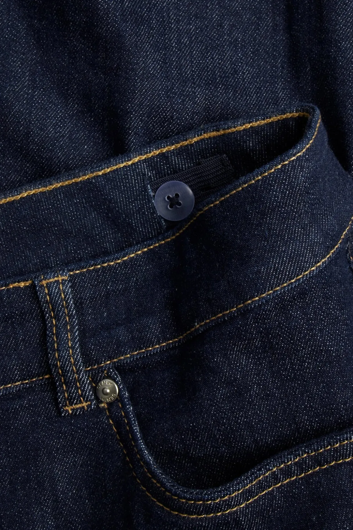 Langt jeansskjørt