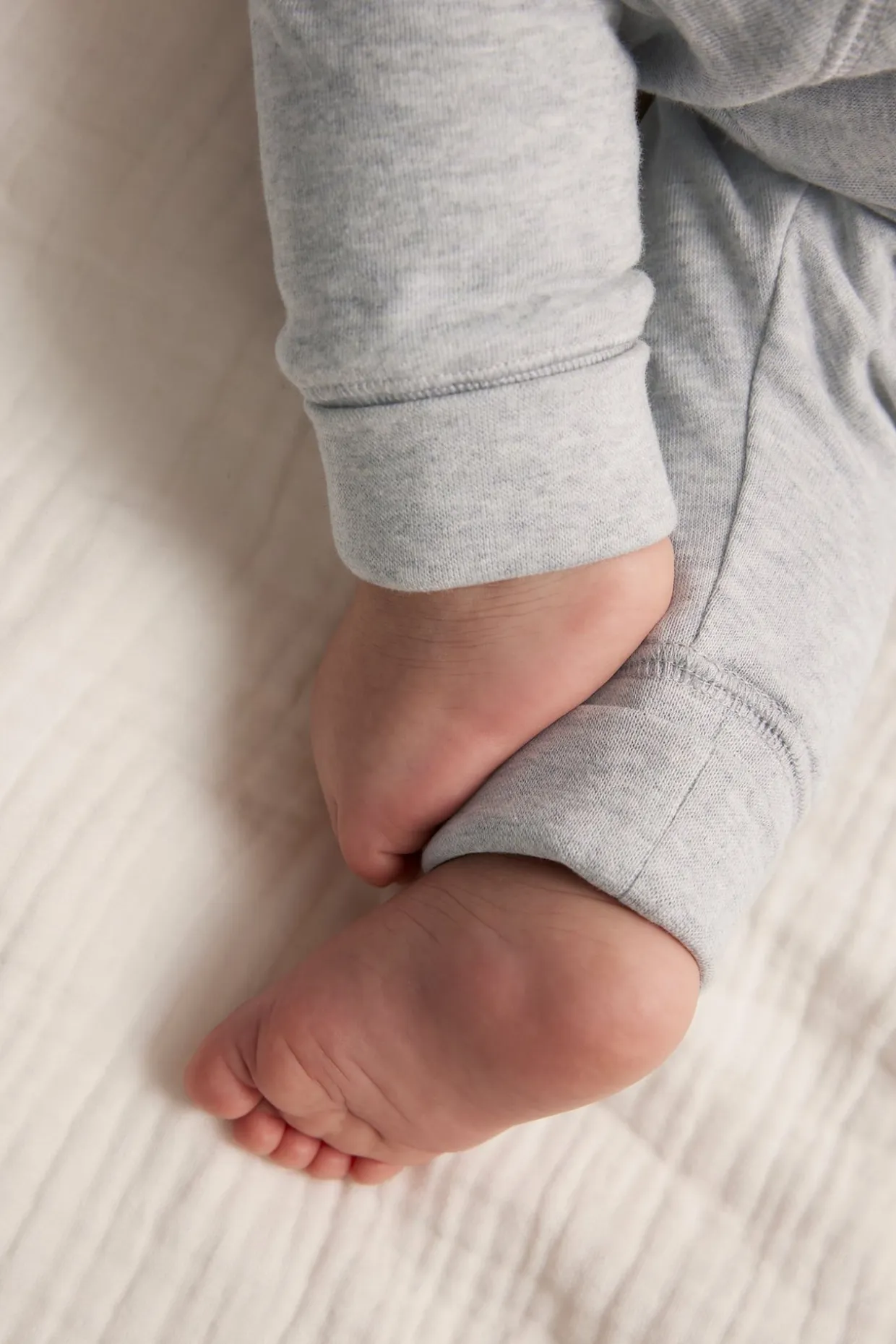 Leggings baby | Gråmelert | Baby | Newbie