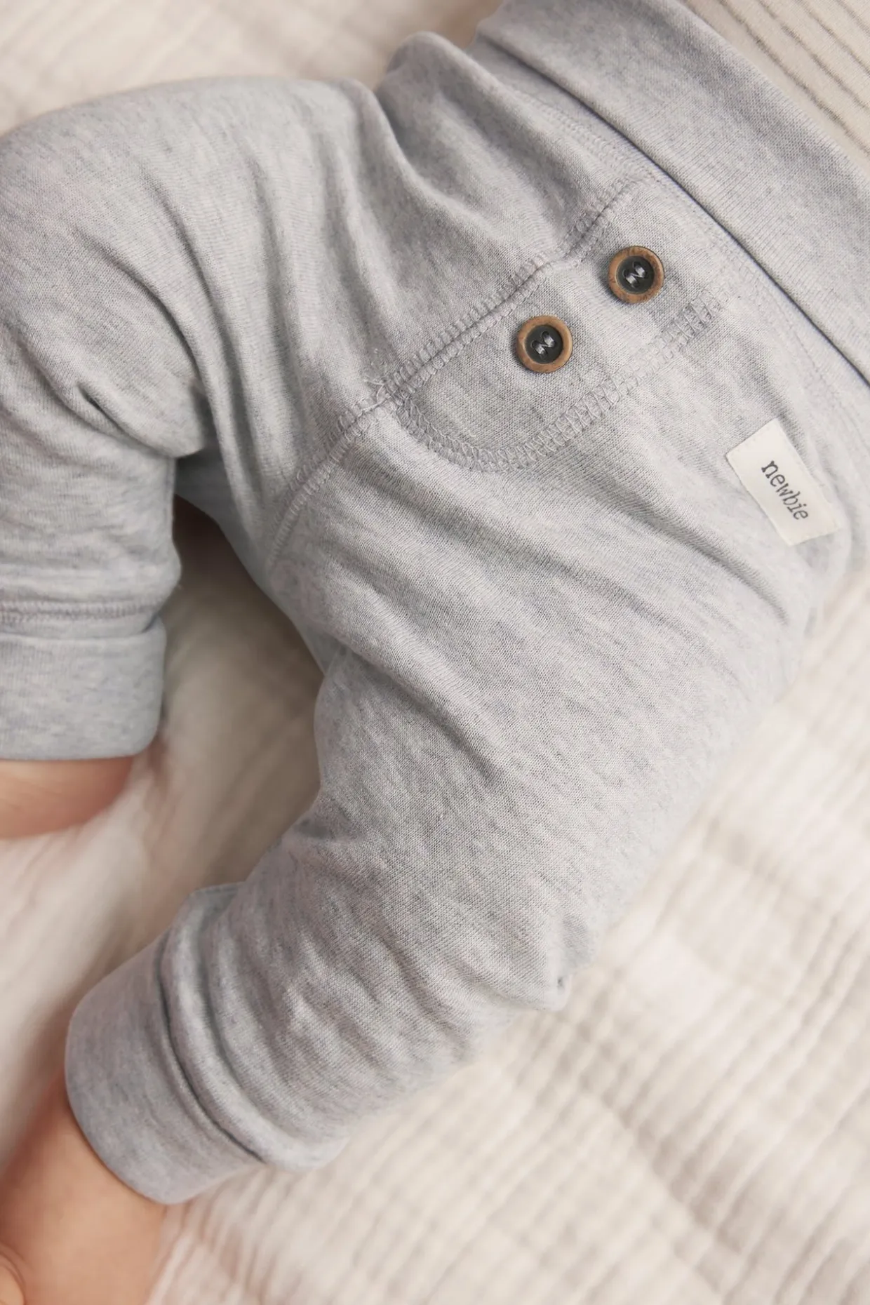 Leggings baby | Gråmelert | Baby | Newbie