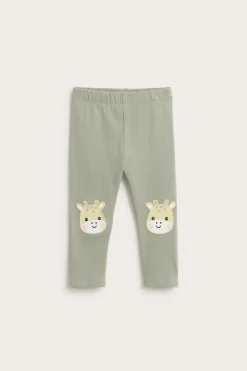 Leggings med applikasjon