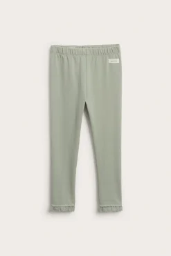 Leggings med blonder