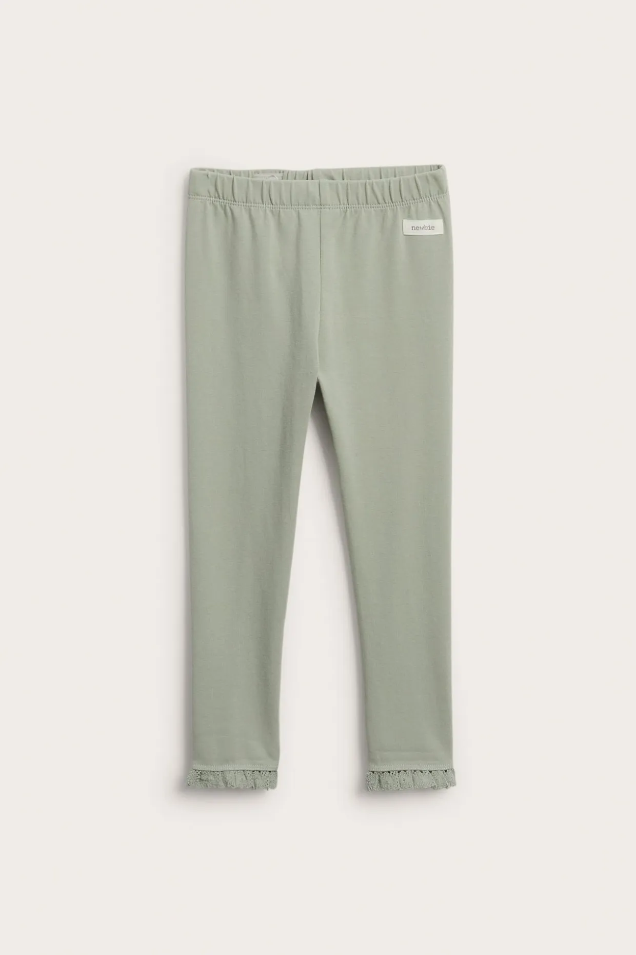 Leggings med blonder