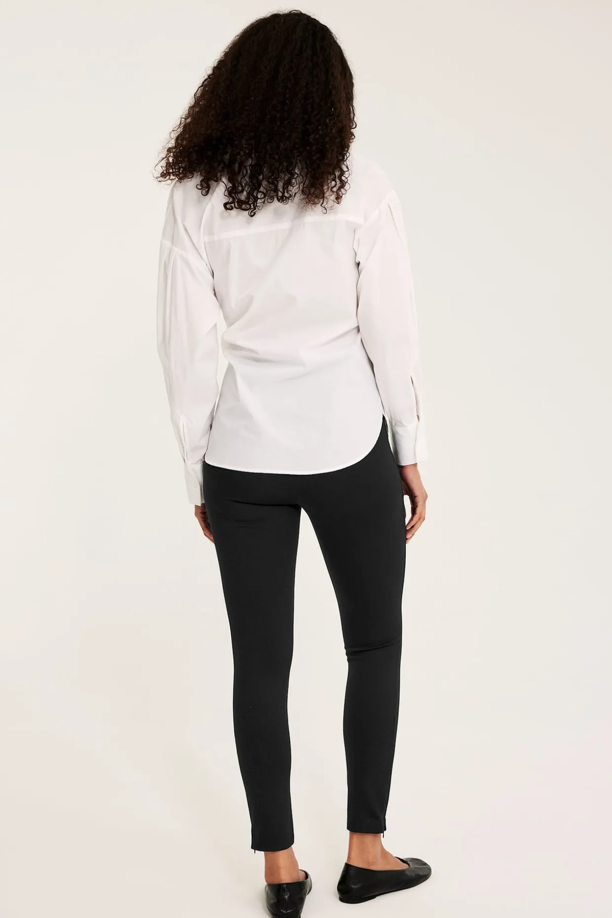 Leggings med glidelås i anklene