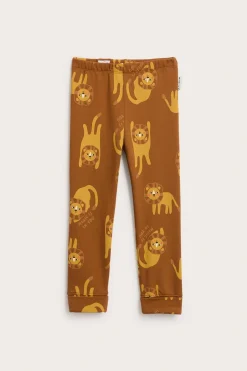 Leggings med løvemønster