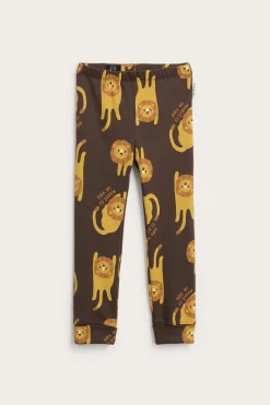 Leggings med løvemønster