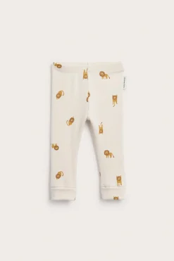 Leggings med løvemønster