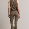 Leggings med nedbrettbar midje | Brun | Dame | Kappahl