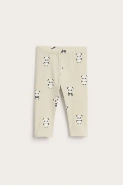 Leggings med pandaer