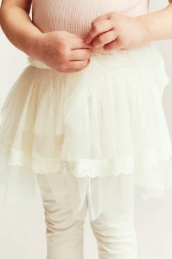 Leggings med tyllskjørt