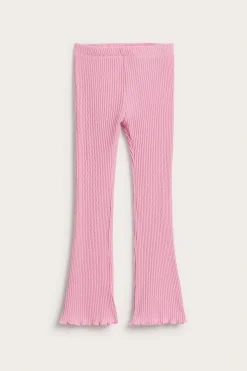 Leggings med vidde i ribbet jersey