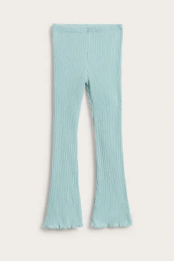 Leggings med vidde i ribbet jersey