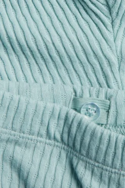 Leggings med vidde i ribbet jersey