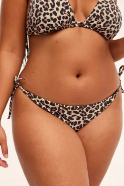 Leopardmønstret bikinitruse | Beige | Dame | Kappahl