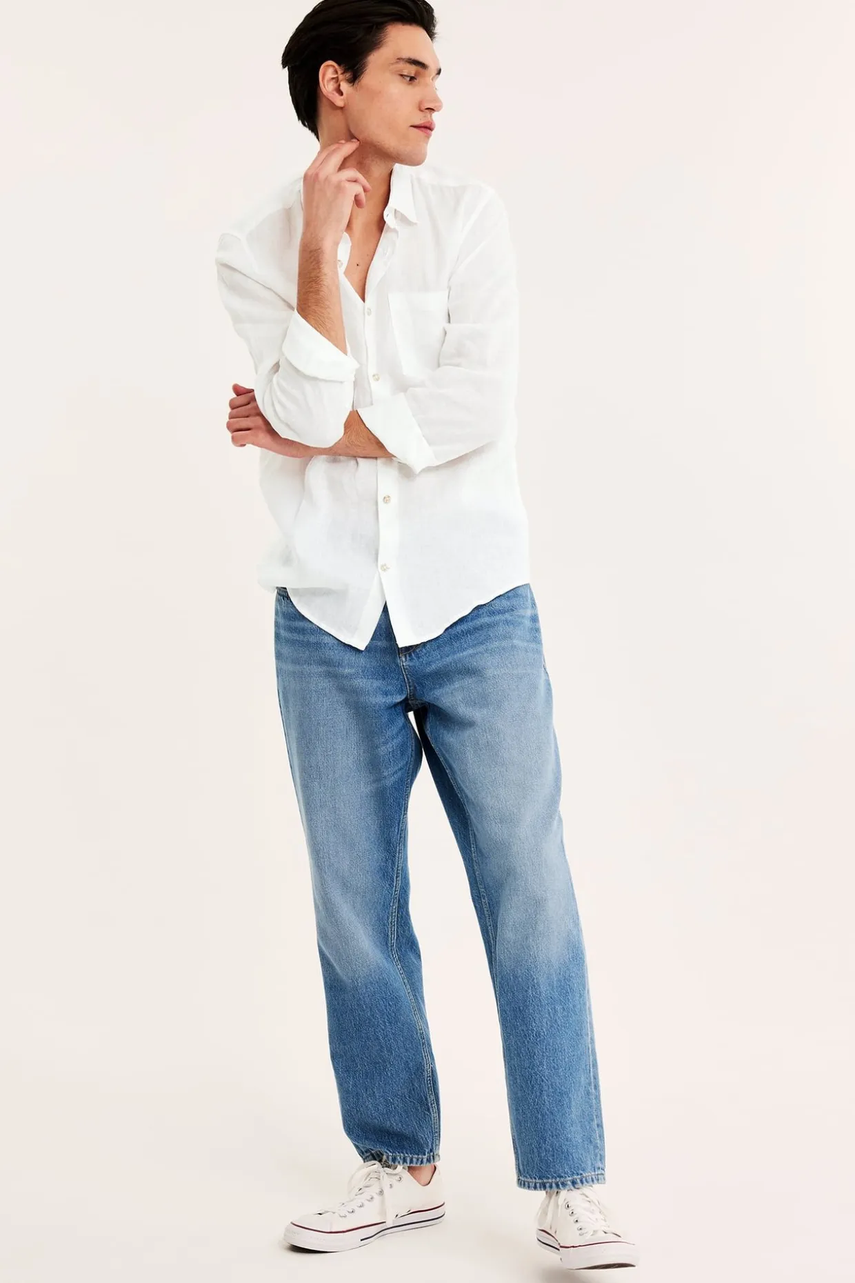 Linskjorte regular fit