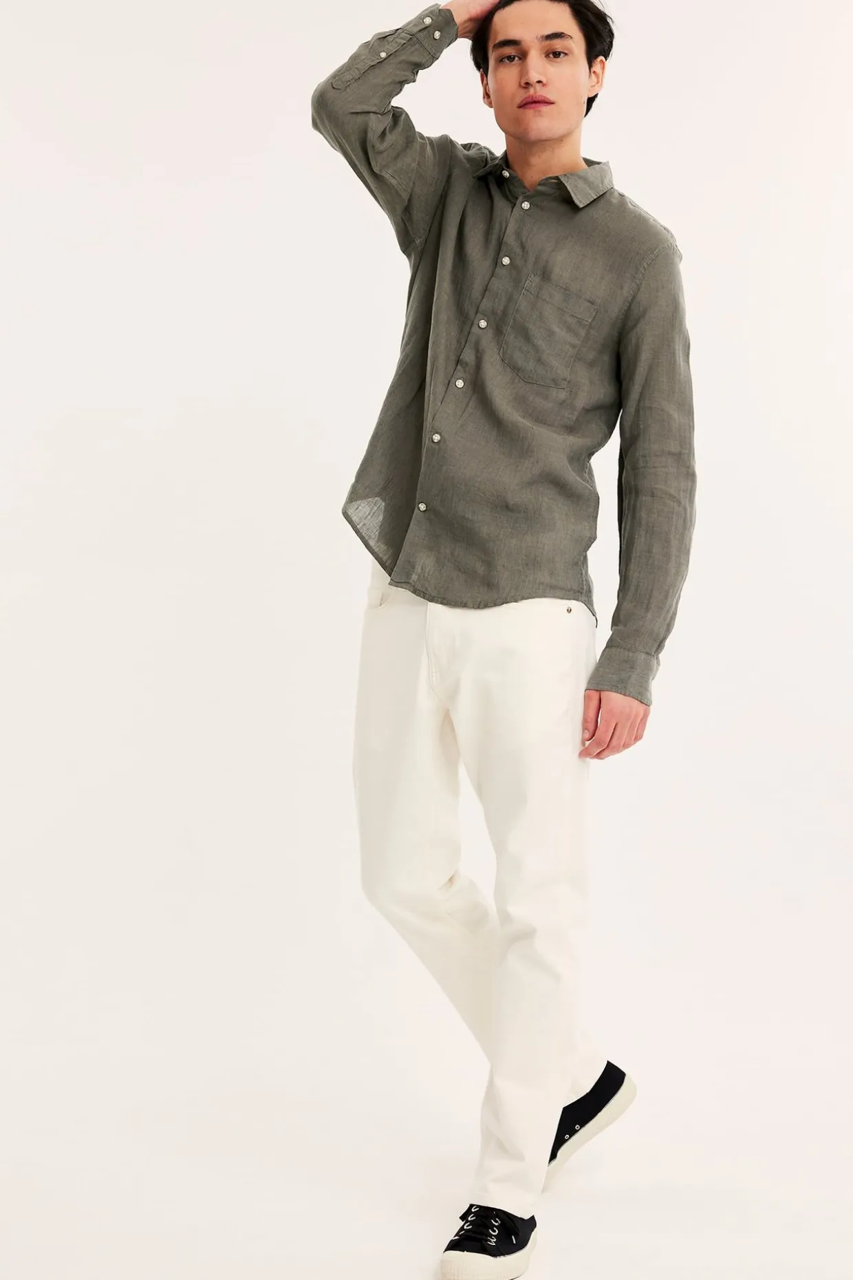 Linskjorte regular fit