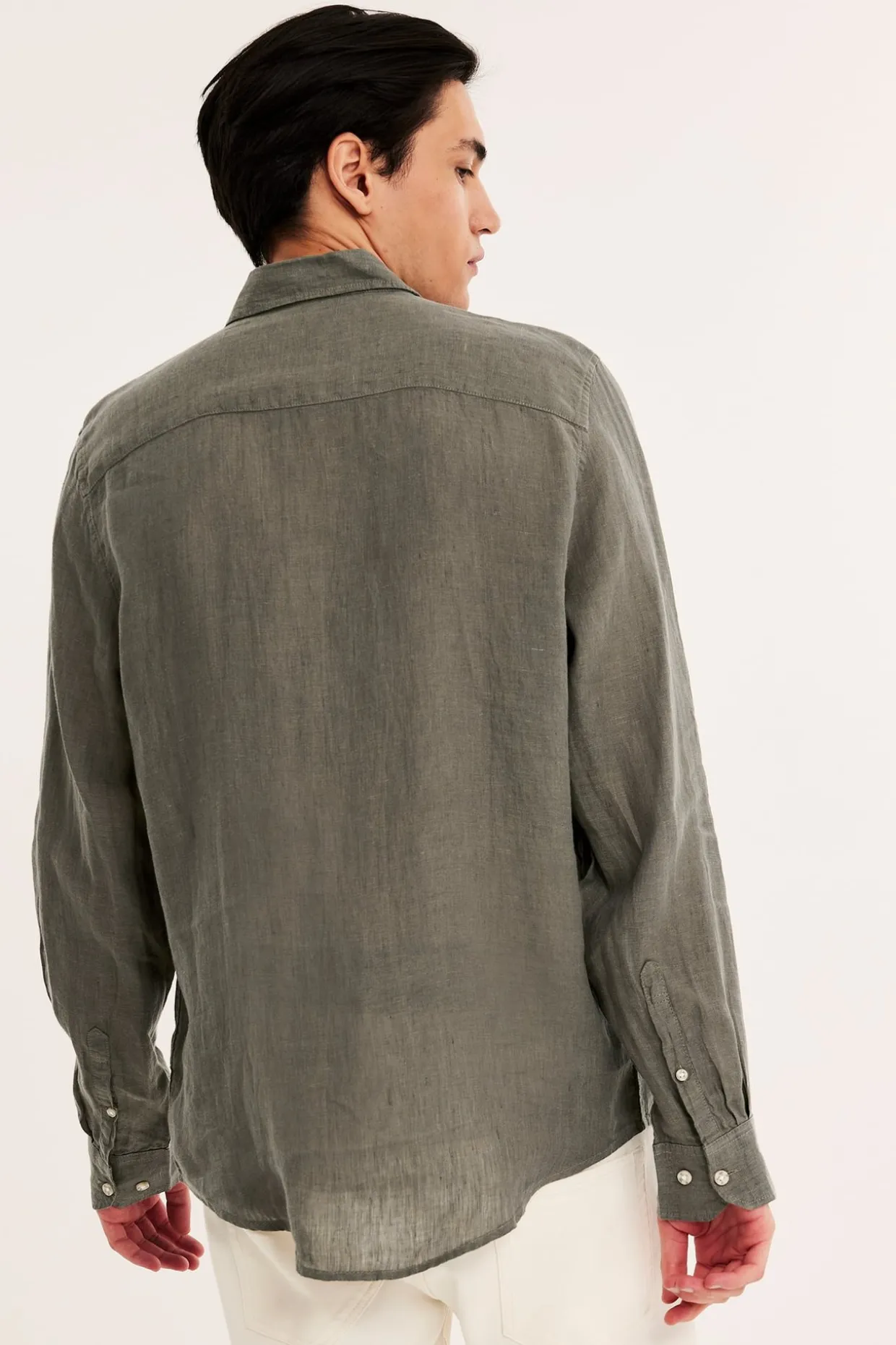 Linskjorte regular fit