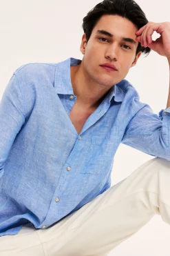 Linskjorte regular fit