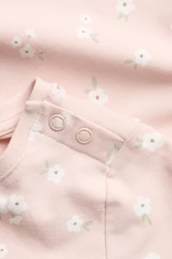 Liten blomstret kortermet body