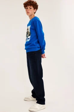 Loose jeans mid waist