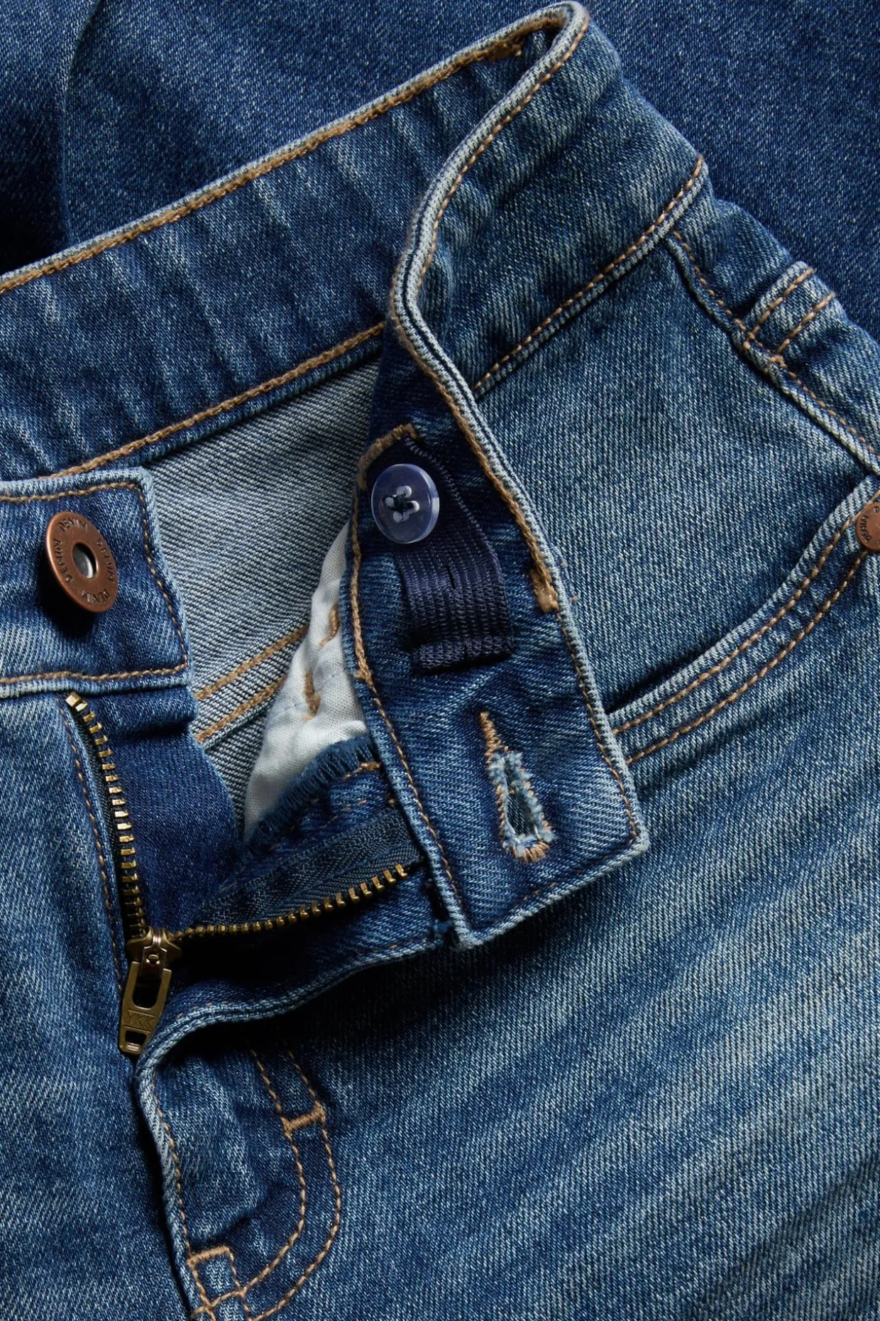 Loose jeans mid waist