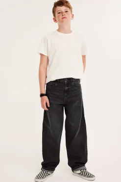 Loose jeans mid waist wide leg