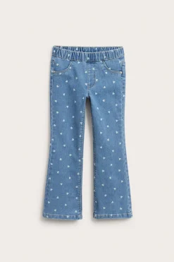 Mønstrede bootcut-jeggings
