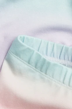 Mønstrede leggings i bomullstrikot