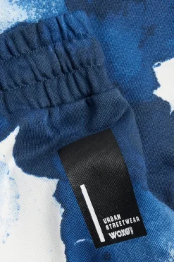 Mønstrede sweatshorts med lommer