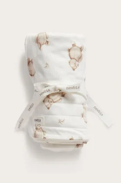 Mønstret babypledd med bamser