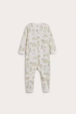 Mønstret babypyjamas