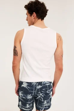 Mønstret badeshorts