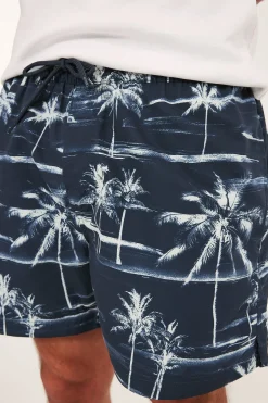 Mønstret badeshorts
