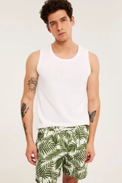 Mønstret badeshorts