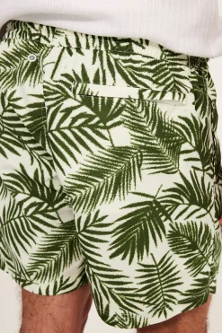 Mønstret badeshorts