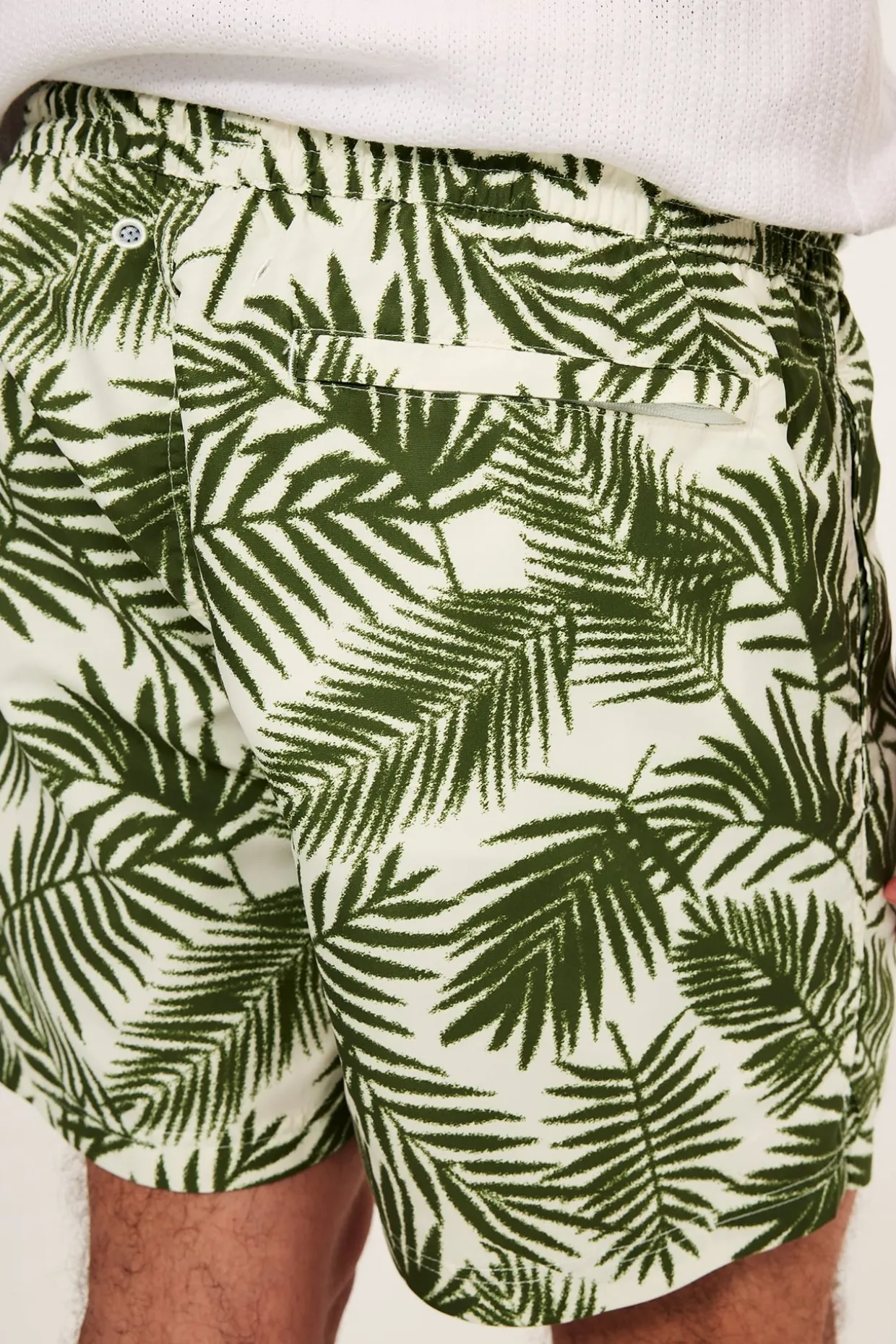 Mønstret badeshorts