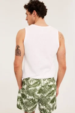Mønstret badeshorts