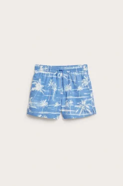 Mønstret badeshorts
