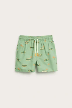 Mønstret badeshorts