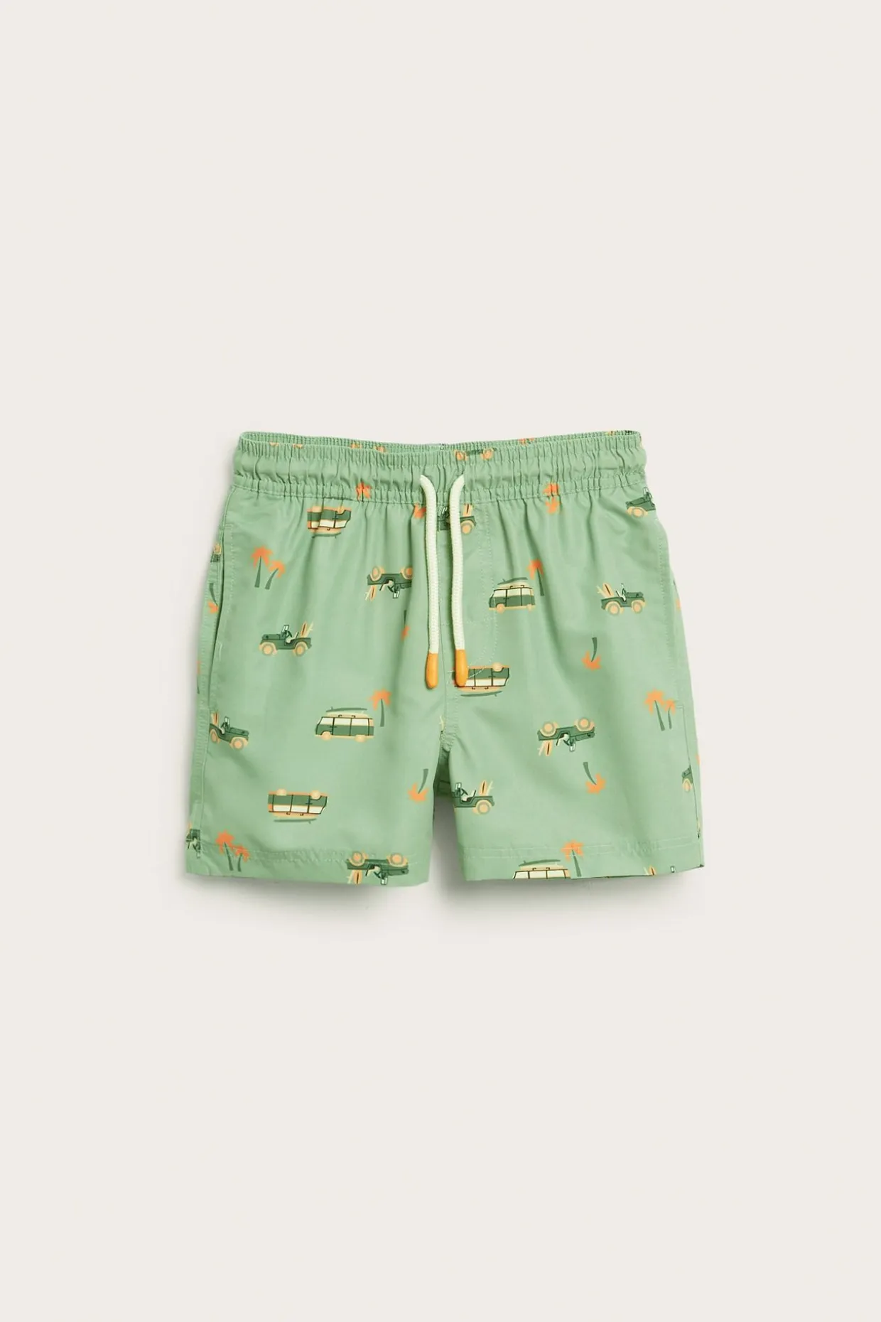 Mønstret badeshorts