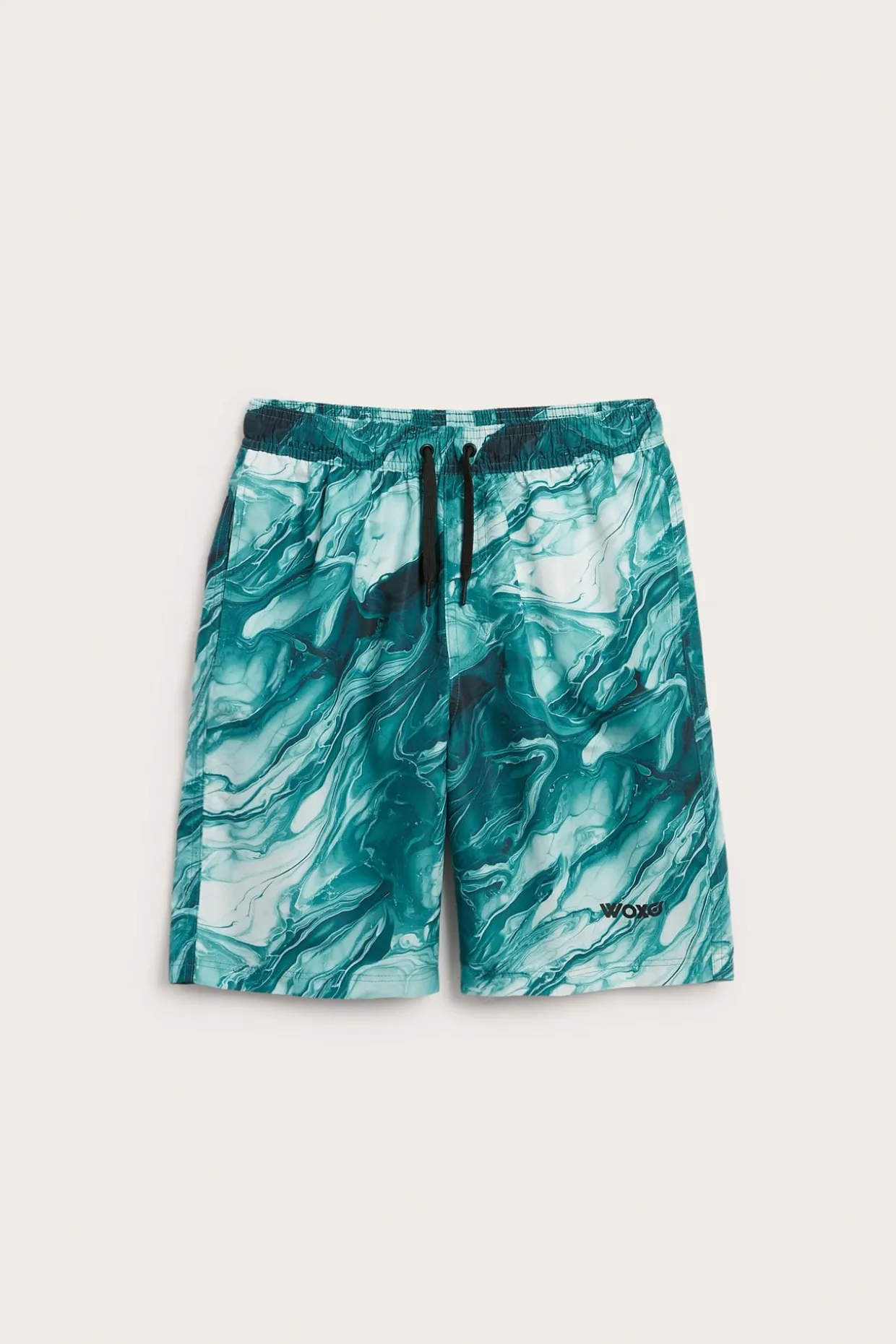 Mønstret badeshorts