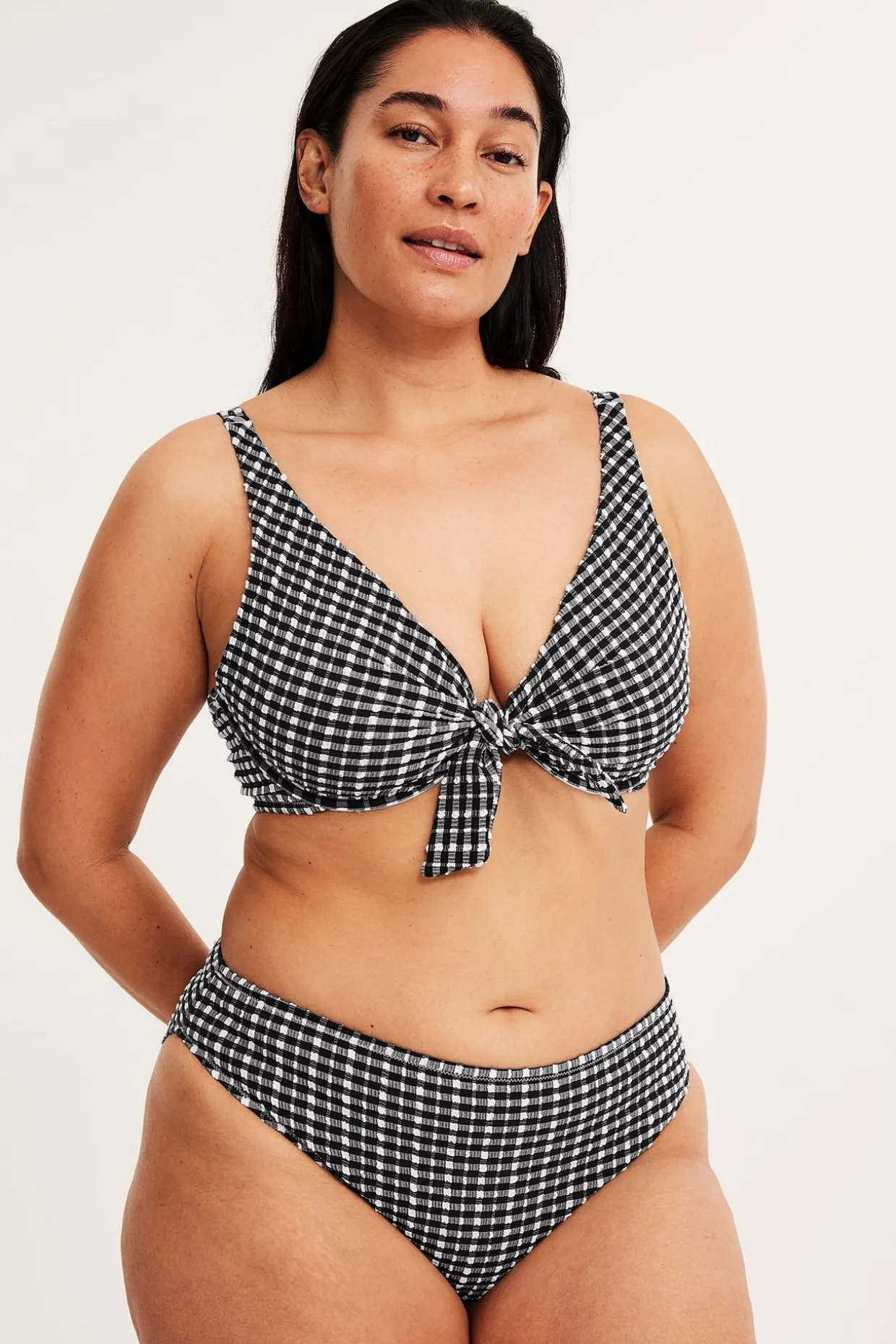 Mønstret bikini-BH
