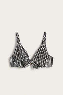 Mønstret bikini-BH