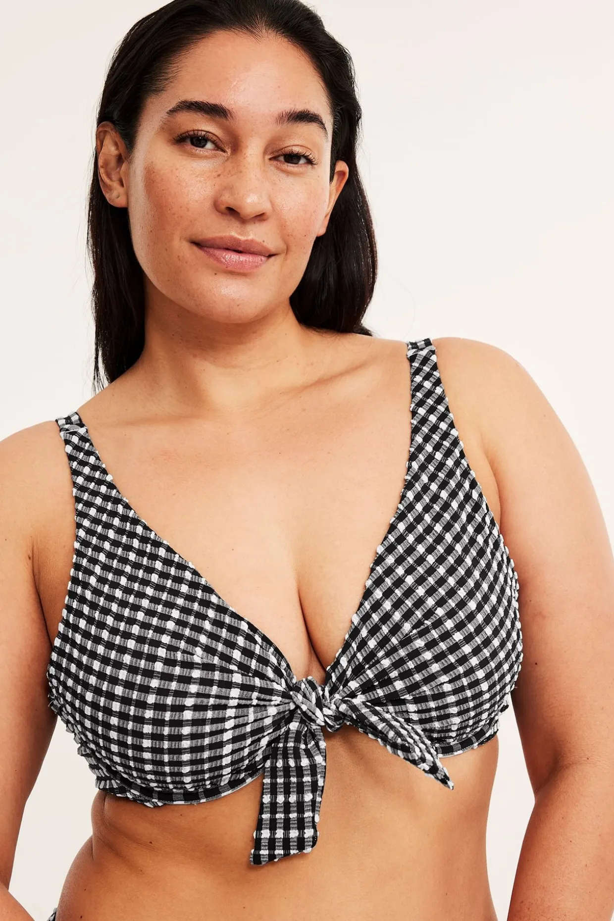 Mønstret bikini-BH